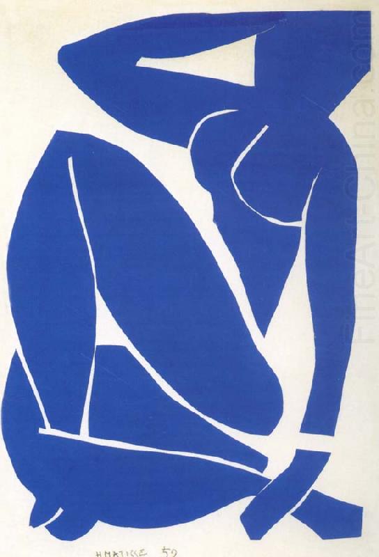 Blue nude, Henri Matisse